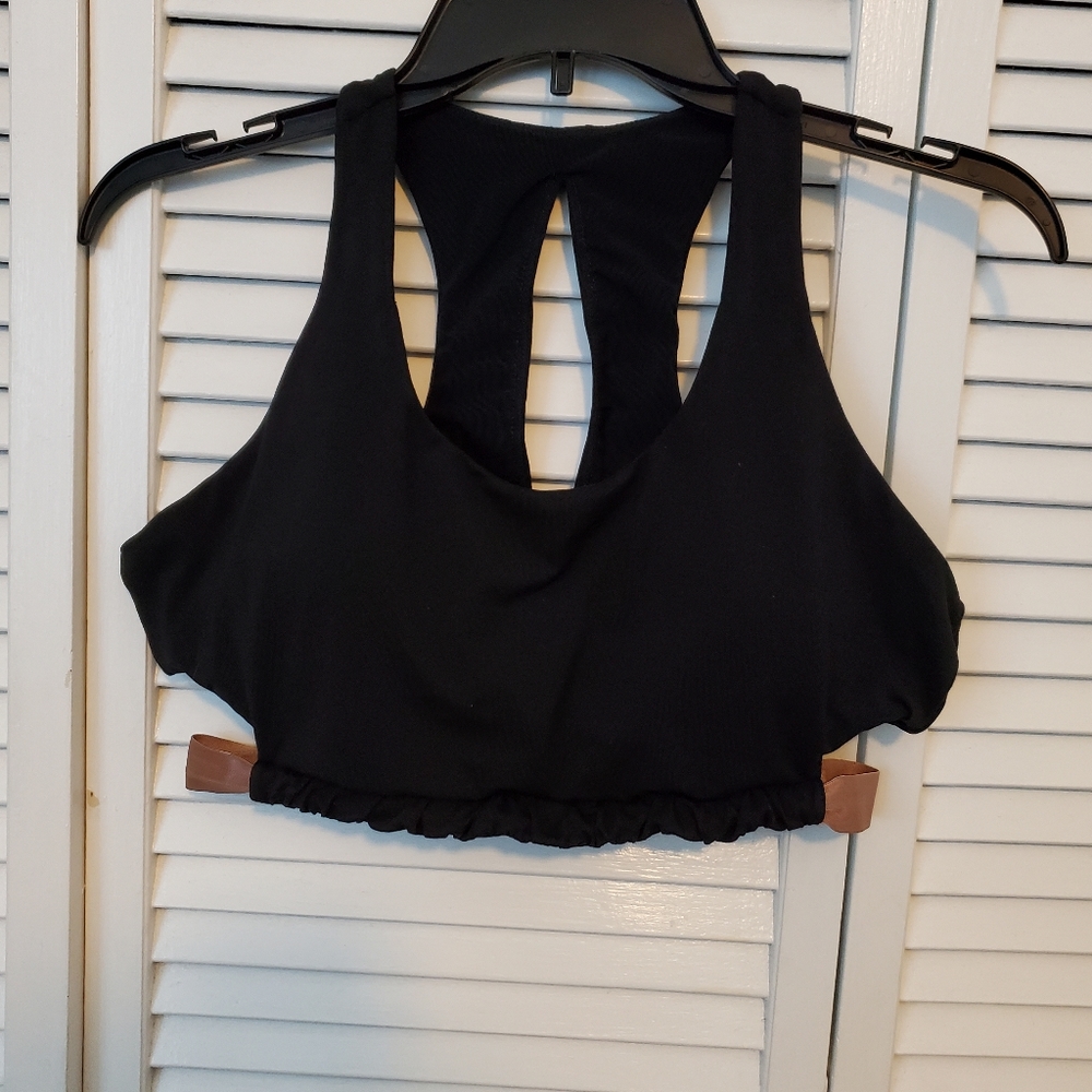 Fabletics Black sports bra M